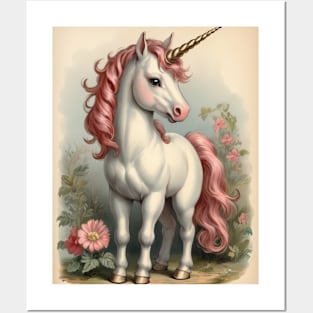 Vintage Majestic Unicorn Posters and Art